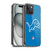NFL Detroit Lions Logo Plain Soft Gel Case for Apple iPhone 15 & MagSafe