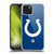 NFL Indianapolis Colts Logo Plain Soft Gel Case for Apple iPhone 15 Plus