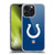 NFL Indianapolis Colts Logo Plain Soft Gel Case for Apple iPhone 15 Pro Max