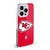 NFL Kansas City Chiefs Logo Plain Soft Gel Case for Apple iPhone 15 Pro