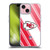 NFL Kansas City Chiefs Artwork Stripes Soft Gel Case for Apple iPhone 15