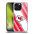 NFL Kansas City Chiefs Artwork Stripes Soft Gel Case for Apple iPhone 15 Pro Max