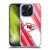 NFL Kansas City Chiefs Artwork Stripes Soft Gel Case for Apple iPhone 15 Pro