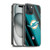 NFL Miami Dolphins Artwork Stripes Soft Gel Case for Apple iPhone 15