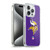 NFL Minnesota Vikings Logo Plain Soft Gel Case for Apple iPhone 15 Pro