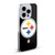 NFL Pittsburgh Steelers Logo Plain Soft Gel Case for Apple iPhone 15 Pro Max
