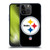 NFL Pittsburgh Steelers Logo Plain Soft Gel Case for Apple iPhone 15 Pro Max