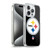 NFL Pittsburgh Steelers Logo Plain Soft Gel Case for Apple iPhone 15 Pro
