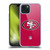 NFL San Francisco 49Ers Logo Plain Soft Gel Case for Apple iPhone 15 Plus