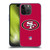 NFL San Francisco 49Ers Logo Plain Soft Gel Case for Apple iPhone 15 Pro Max