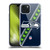 NFL Seattle Seahawks Logo Stripes Soft Gel Case for Apple iPhone 15 Plus