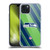 NFL Seattle Seahawks Artwork Stripes Soft Gel Case for Apple iPhone 15 Plus