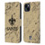 NFL New Orleans Saints Graphics Coloured Marble Leather Book Wallet Case Cover For Apple iPhone 15 Plus