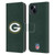 NFL Green Bay Packers Logo Plain Leather Book Wallet Case Cover For Apple iPhone 15 Plus