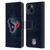 NFL Houston Texans Artwork LED Leather Book Wallet Case Cover For Apple iPhone 15