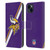 NFL Minnesota Vikings Logo Stripes Leather Book Wallet Case Cover For Apple iPhone 15 Plus
