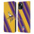 NFL Minnesota Vikings Artwork Stripes Leather Book Wallet Case Cover For Apple iPhone 15