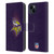 NFL Minnesota Vikings Artwork LED Leather Book Wallet Case Cover For Apple iPhone 15 Plus