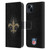 NFL New Orleans Saints Artwork LED Leather Book Wallet Case Cover For Apple iPhone 15 Plus