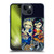 Strangeling Art Girls With Cat And Raccoon Soft Gel Case for Apple iPhone 15