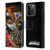 Strangeling Art Day of Dead Heart Charm Leather Book Wallet Case Cover For Apple iPhone 15 Pro