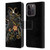 Sarah Richter Animals Gothic Black Howling Wolf Leather Book Wallet Case Cover For Apple iPhone 15 Pro