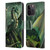 Sarah Richter Fantasy Creatures Green Nature Dragon Leather Book Wallet Case Cover For Apple iPhone 15 Pro