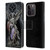 Sarah Richter Gothic Stone Angel With Skull Leather Book Wallet Case Cover For Apple iPhone 15 Pro