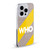 The Who 2019 Album Yellow Diagonal Stripes Soft Gel Case for Apple iPhone 15 Plus