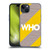 The Who 2019 Album Yellow Diagonal Stripes Soft Gel Case for Apple iPhone 15 Plus
