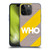The Who 2019 Album Yellow Diagonal Stripes Soft Gel Case for Apple iPhone 15 Pro