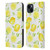 Katerina Kirilova Fruits & Foliage Patterns Lemons Leather Book Wallet Case Cover For Apple iPhone 15 Plus