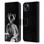 LouiJoverArt Black And White Sensitive Man Leather Book Wallet Case Cover For Apple iPhone 15 Plus