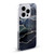UtArt Dark Night Marble Silver Midnight Sky Soft Gel Case for Apple iPhone 15 Pro & MagSafe