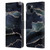UtArt Dark Night Marble Silver Midnight Sky Leather Book Wallet Case Cover For Apple iPhone 15
