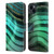 UtArt Malachite Emerald Glitter Gradient Leather Book Wallet Case Cover For Apple iPhone 15 Plus