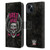 WWE Bret Hart Hitman Skull Leather Book Wallet Case Cover For Apple iPhone 15 Plus