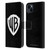 Warner Bros. Shield Logo Black Leather Book Wallet Case Cover For Apple iPhone 15 Plus