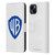 Warner Bros. Shield Logo White Leather Book Wallet Case Cover For Apple iPhone 15 Plus