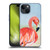 Lisa Sparling Birds And Nature Flamingo Soft Gel Case for Apple iPhone 15