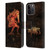 In Flames Metal Grunge Creature Leather Book Wallet Case Cover For Apple iPhone 15 Pro Max