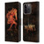 In Flames Metal Grunge Creature Leather Book Wallet Case Cover For Apple iPhone 15 Pro
