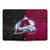 NHL Colorado Avalanche Half Distressed Vinyl Sticker Skin Decal Cover for Apple MacBook Air 13.6" A2681 (2022)