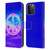 Wumples Cosmic Arts Clouded Peace Symbol Leather Book Wallet Case Cover For Apple iPhone 15 Pro Max