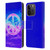 Wumples Cosmic Arts Clouded Peace Symbol Leather Book Wallet Case Cover For Apple iPhone 15 Pro