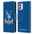 Crystal Palace FC Crest Plain Leather Book Wallet Case Cover For Apple iPhone 11