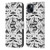 Episodic Drawing Pattern Flash Tattoo Leather Book Wallet Case Cover For Apple iPhone 15 Plus