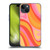 Kierkegaard Design Studio Retro Abstract Patterns Pink Orange Yellow Swirl Soft Gel Case for Apple iPhone 15 Plus