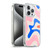 Kierkegaard Design Studio Retro Abstract Patterns Pink Blue Orange Swirl Soft Gel Case for Apple iPhone 15 Pro & MagSafe