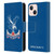Crystal Palace FC Crest Plain Leather Book Wallet Case Cover For Apple iPhone 13 Mini
